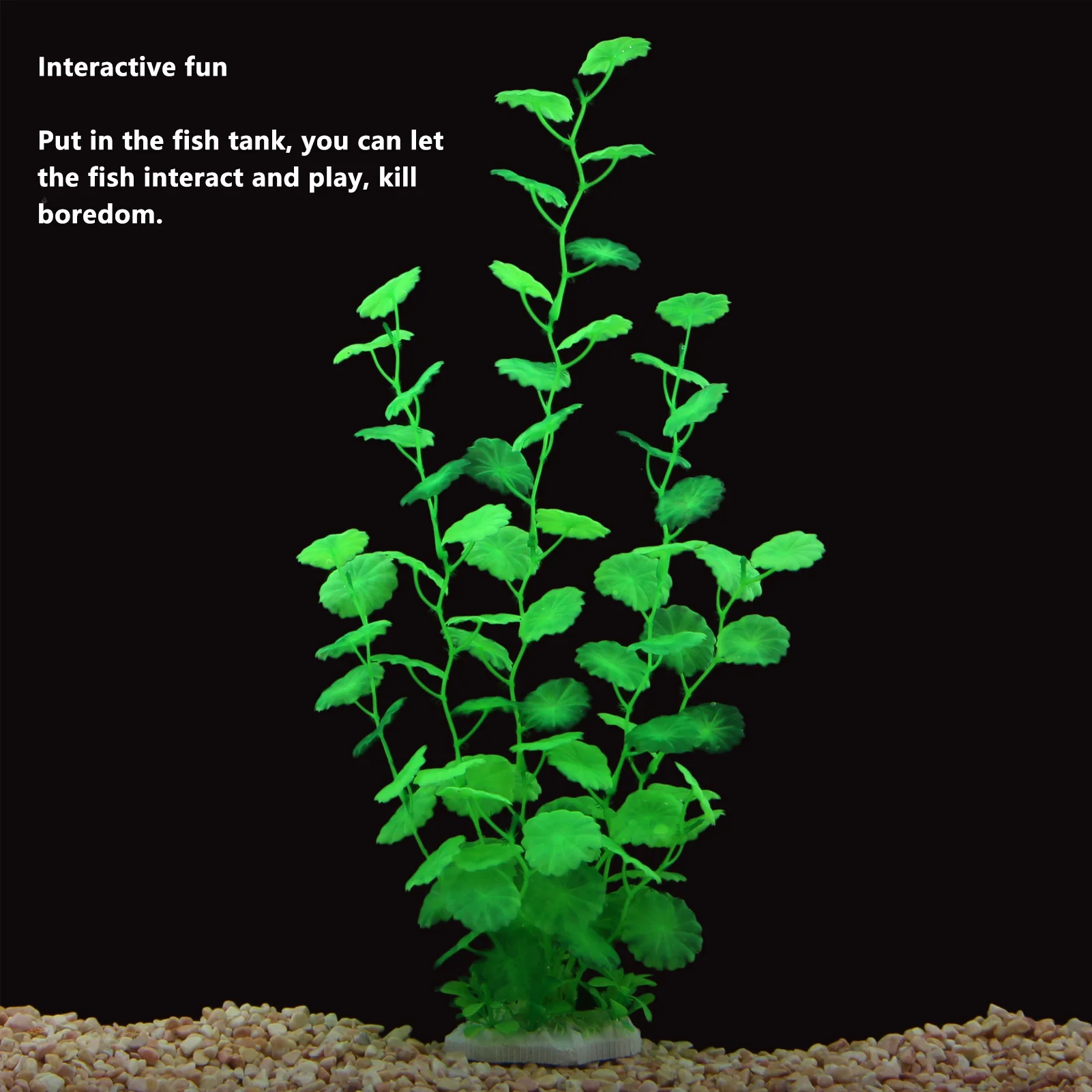 3pcs/set Simulated Aquarium Plants Soft Safety Plastic Fish Tank Plants Decoration Lifelike Vibrant Colors Fake Plants Ornament