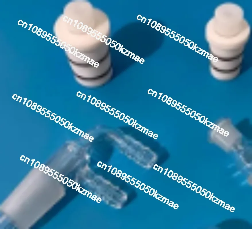 Suitable for 14#/19# plug/F tube/capillary five-port electrolyzer fittings F-type inlet and outlet pipe/salt bridge/liquid seal