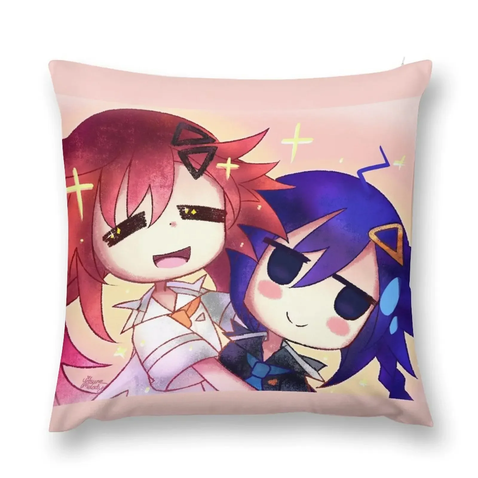 Uzume and Kurome Hyperdimension Neptunia Throw Pillow luxury sofa pillows Sofa Covers Sofa Cushions Covers pillow