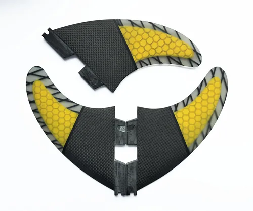 Imagen 2 del producto Aletas para tabla de surf FCS II + G 5, hechas de fibra de vidrio y panal, aletas para tabla de Paddle, aletas para tabla de Surf, accesorios recreativos marinos, Surfi