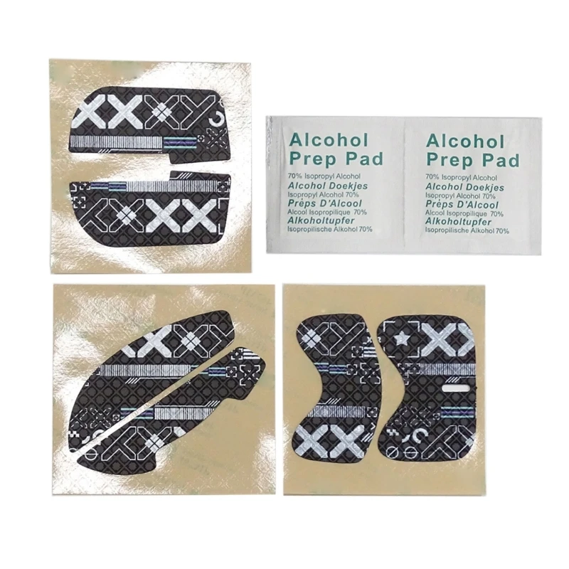 Kulit Mouse Mouse Anti Selip Pita Pegangan Mouse Skate Stiker Sisi Mouse untuk VGN Mouse Menyerap Kelembapan