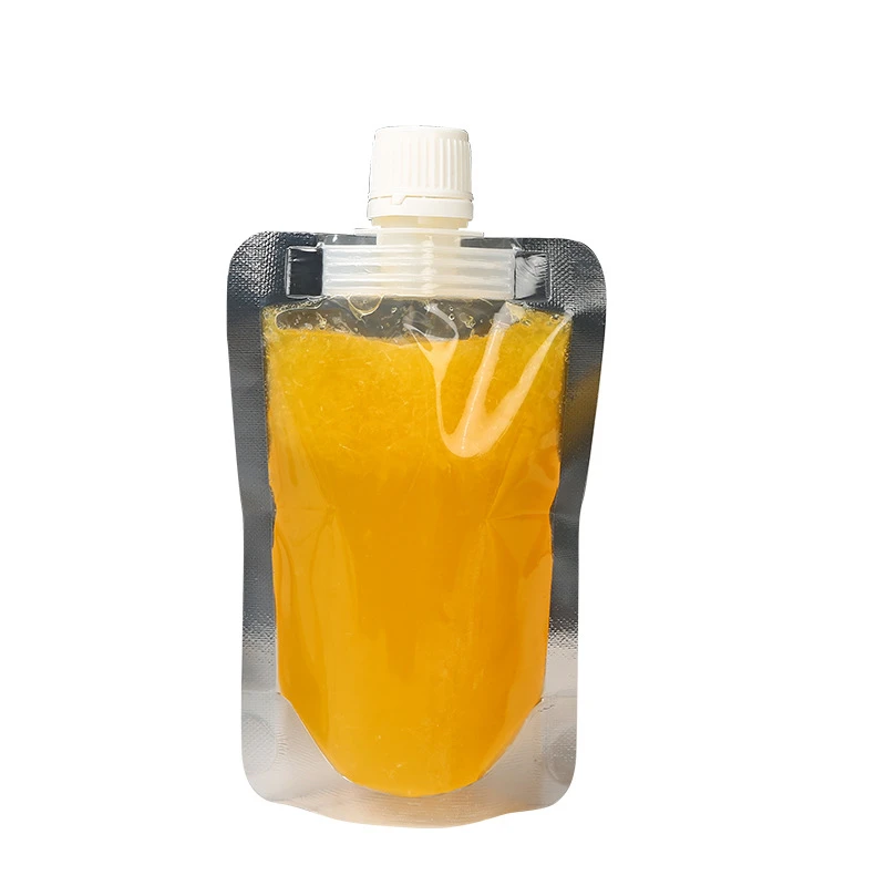 StoBag-bolsas transparentes con boquilla para embalaje de líquidos, almacenamiento sellado para bebidas, zumo, reutilizable, venta al por mayor, 100