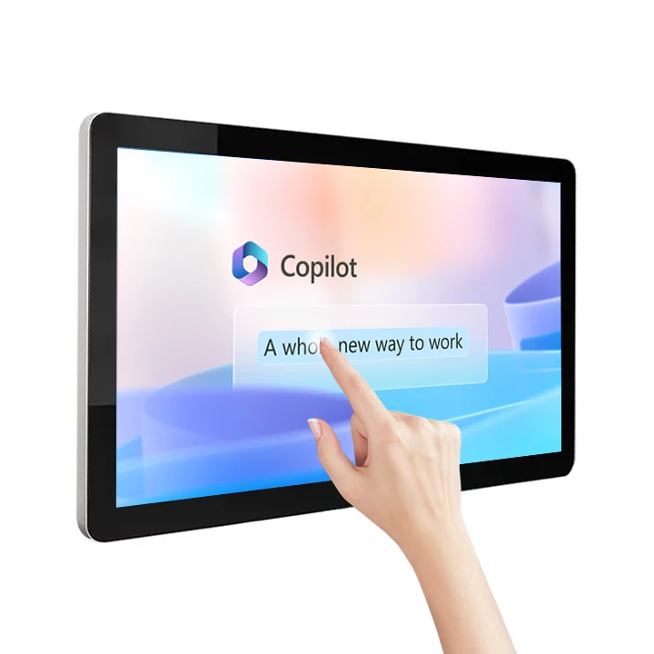 Indoor wall-mounted 21.5 32 43 55-inch interactive touchscreen display for digital signage with retail store cloud software
