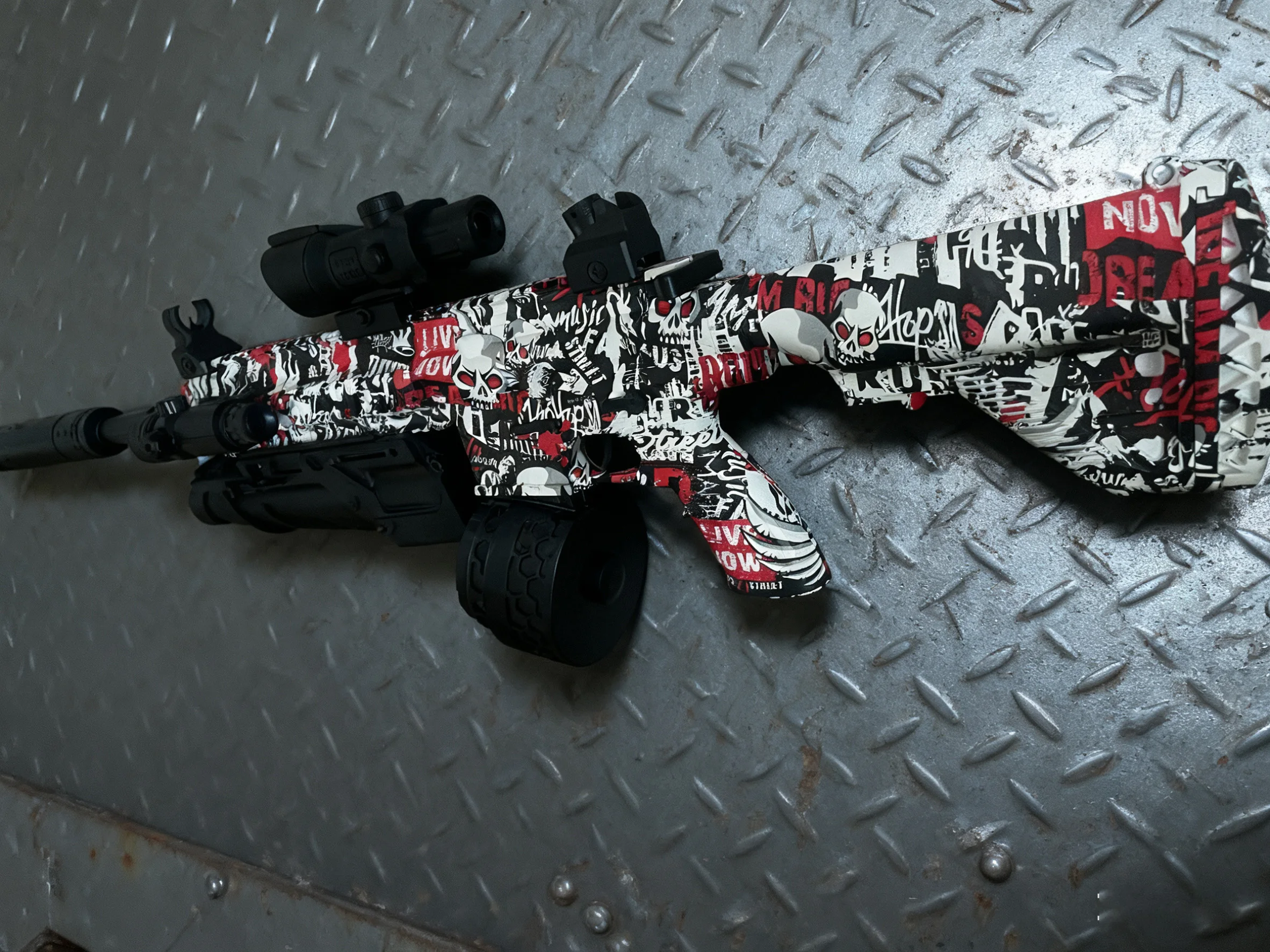 Electric Gel Blasters Gun Toys 500 Rounds Capacity Full Auto 7.4V Long Range Outdoor Shooting Team Battle for Adults & Teen gift