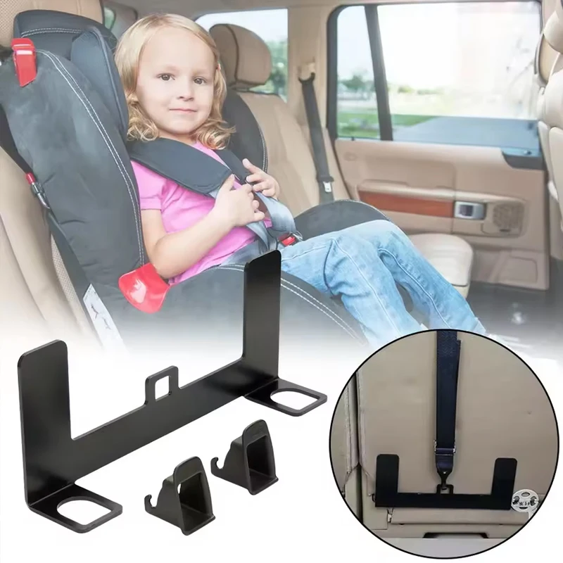 Kit de Montagem ISOFIX para Cadeira Infantil Universal, Conector de Cinto de Segurança, Interface de Trava, Suporte de Ancoragem para Carro