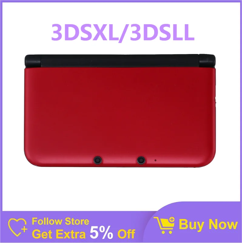 Original / Refuebished 3DSXL 3DSLL handheld game console free games zalda super smash bros 3dsxl Carry 32/64 / 128GB