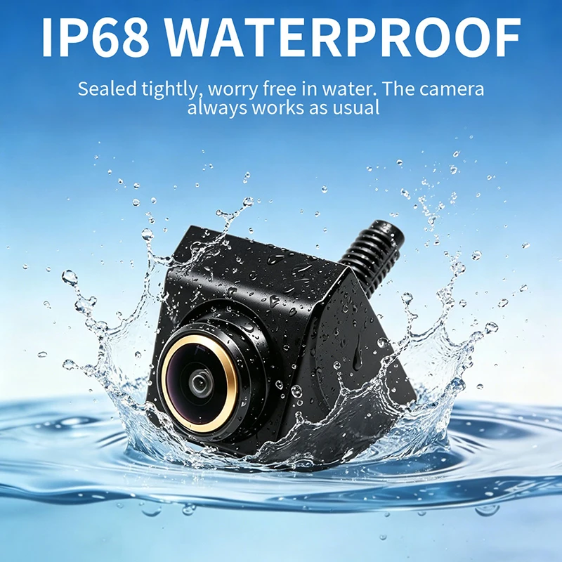AHD 170° Fisheye Golden Lens Car Rear View Camera Night Vision Waterproof Vehicle Reversing Front View Camera