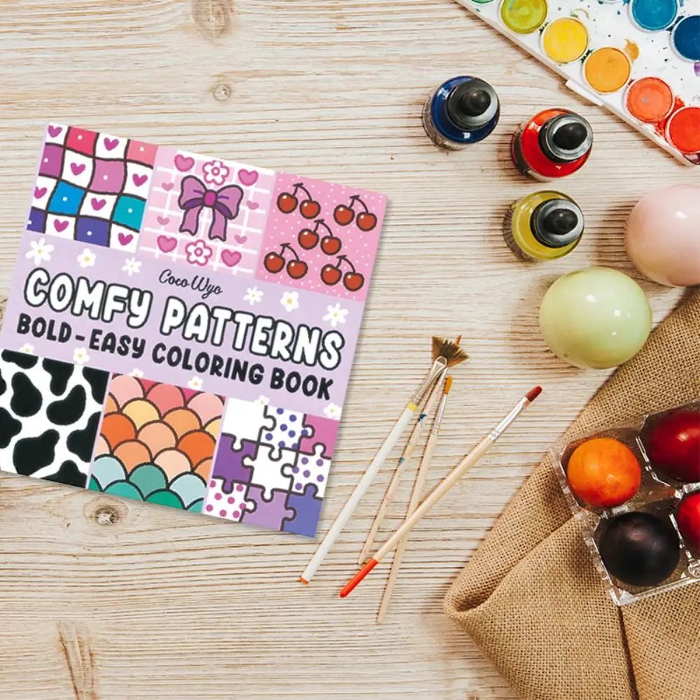 

Funny Educational Spooky Cute Coloring Book DIY Relax Filling Color Book Interesting Cartoon Watercolor Painting Book Children