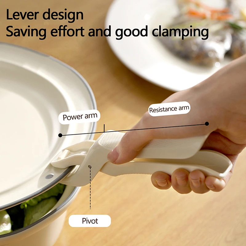 Anti-scald Clip Silicone Kitchen Anti Scald Plate Bowl Dish Pot Holder Anti-hot Clip Lifter Kitchen Accessories Gadget ﻿2024