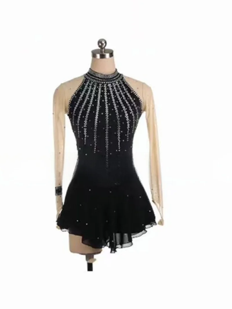 Cetitive Performance Dance T orm Ice Dance Figure Skating Gymnastics Suit Jazz Cheerleading Cetition Outfit