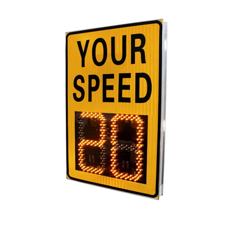 2 Digit Outdoor LED Traffic Radar Speed Sign