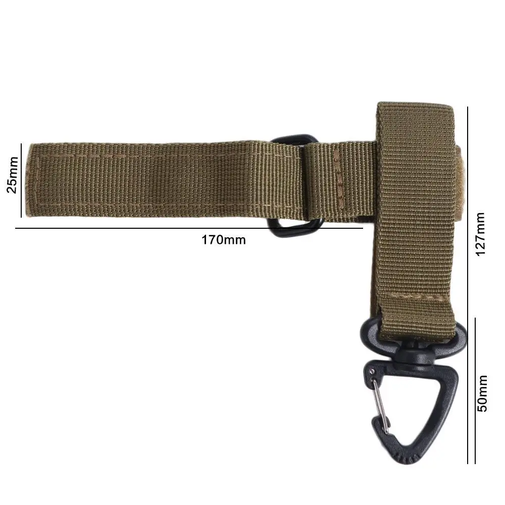 Triangle Quick Release Gloves Hook Adjustable Rotatable-hanging Head Backpack Key Hook Sturdy Durable Camping Carabiner