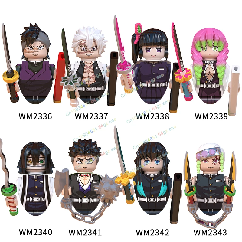子供のためのアクションフィギュアのビルディングブロック,人気のアニメフィギュア,教育玩具,クリスマスプレゼント
