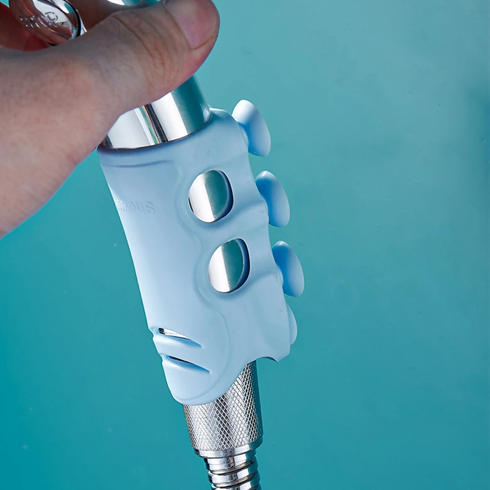 Держатель Стойка для спринклера Двойные крючки Многоцелевая насадка для душа без удара Силикагель Настенный подвесной с крючком Совершенно новый