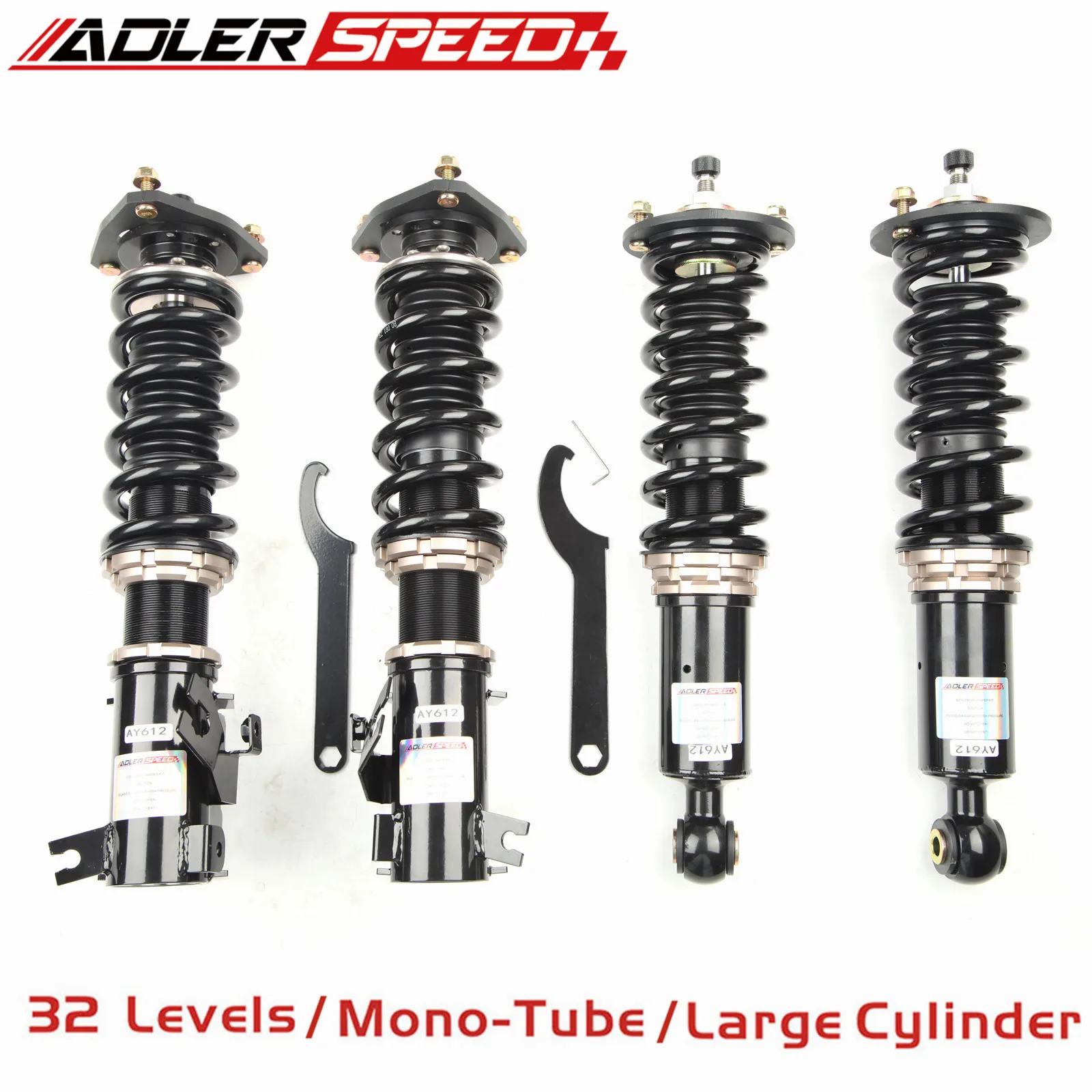 ADLERSPEED 32 LEVELS DAMPING FORCE COILOVER SUSPENSION FIT Nissan Sentra B14 1995-1999