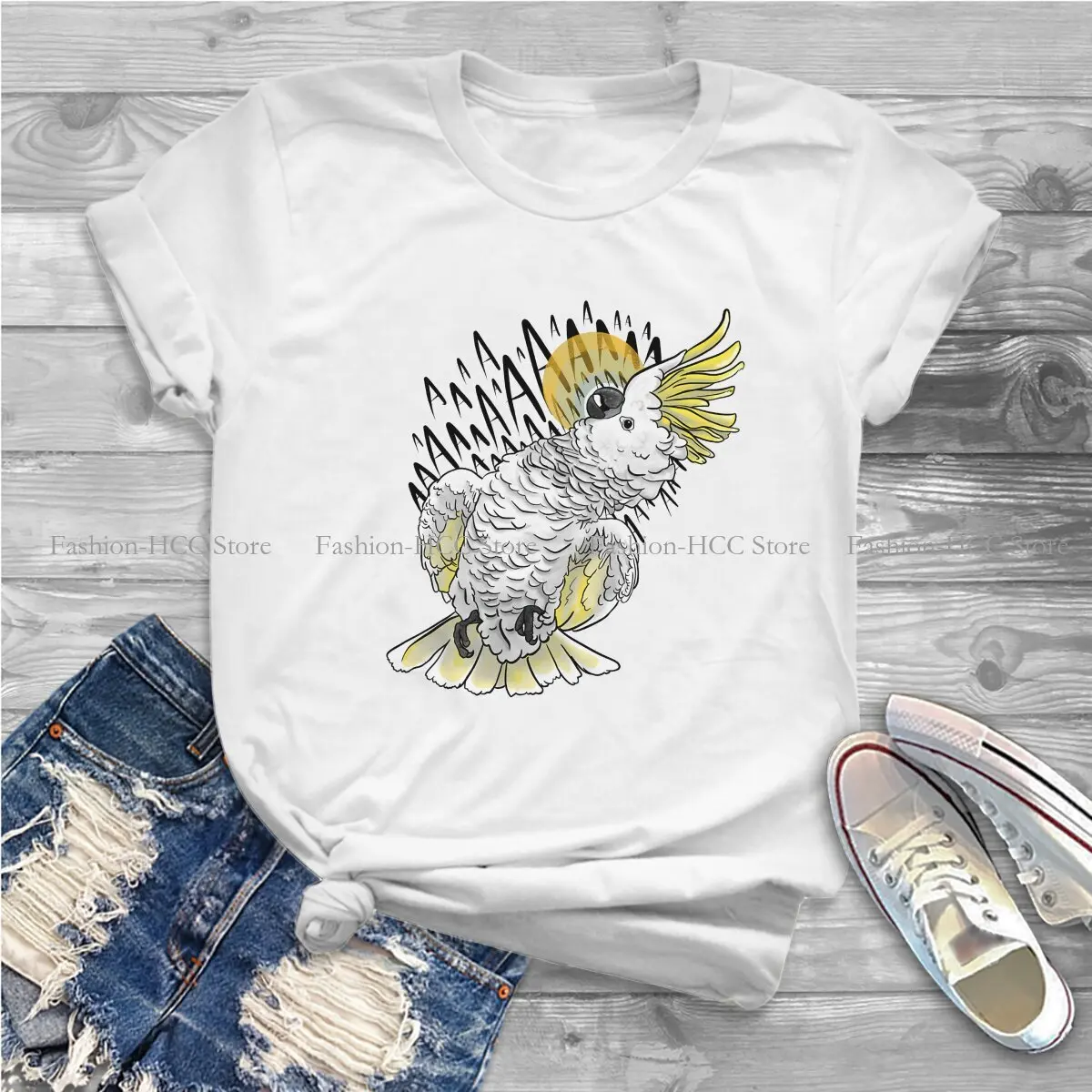 Funny Falling Unique Polyester TShirt Conure Cockatiel Top Quality Hip Hop Gift Idea T Shirt Stuff