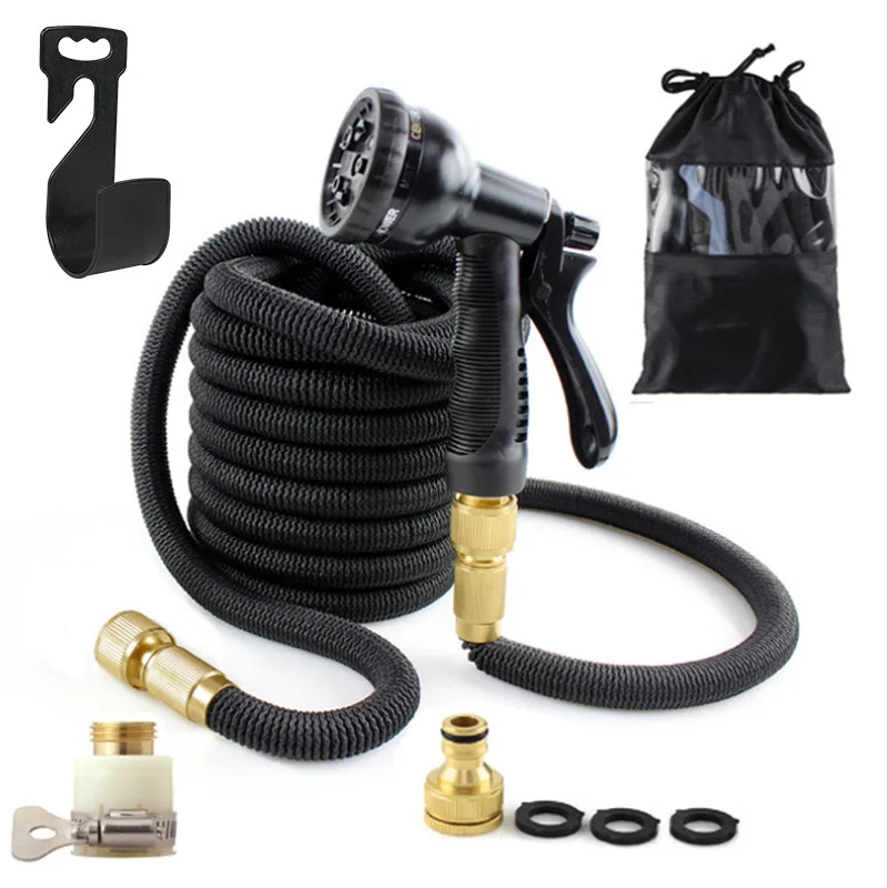 

Garden High Pressure Car Wash Water Gun Magic Automatic Hose Garden Gardening Watering Water Pipe Telescopic Water Pipe