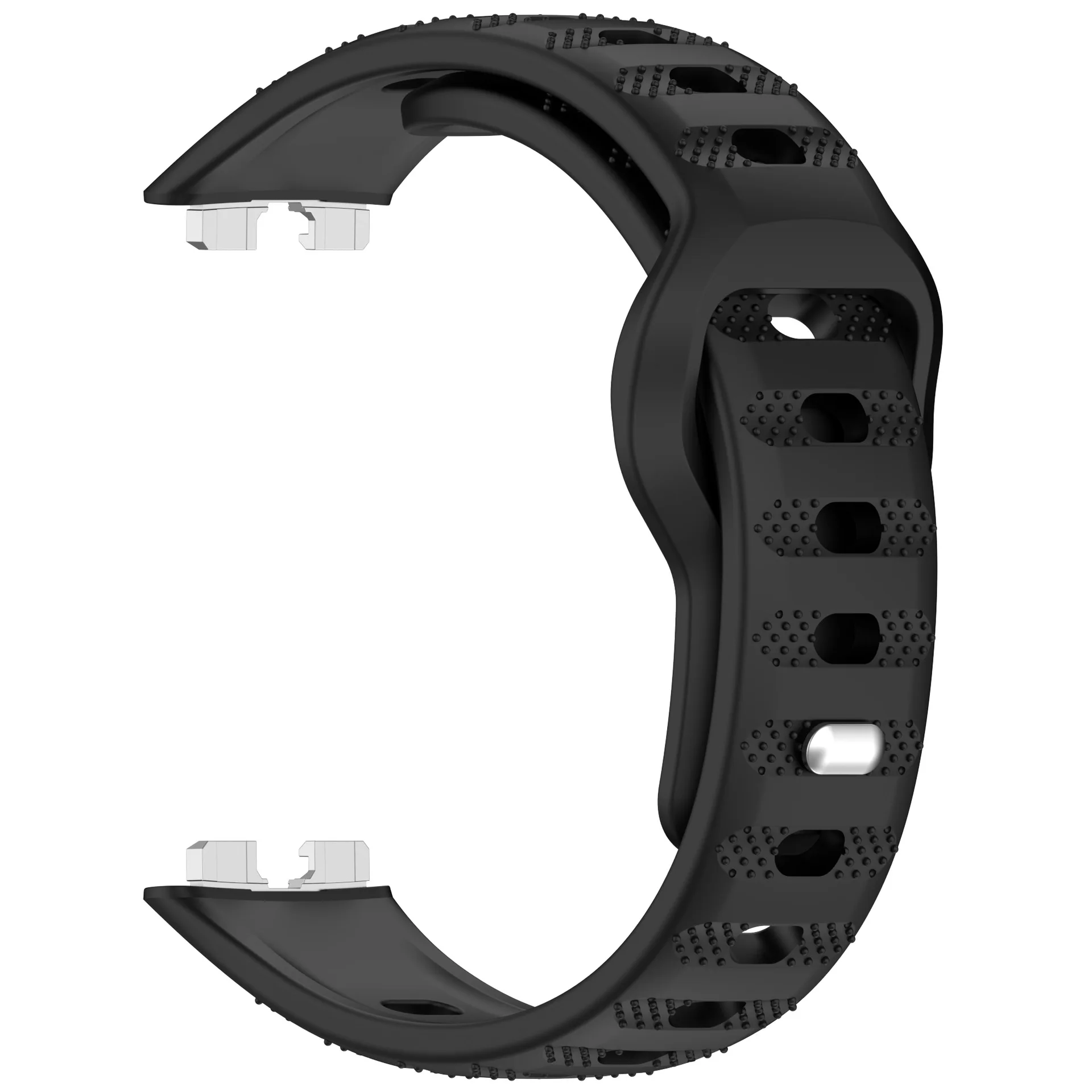 Dot Pattern Silicone Strap Suit for Huawei Watch Band 8/9/10 Dot Pattern Silicone Watch Strap with Reverse Buckle