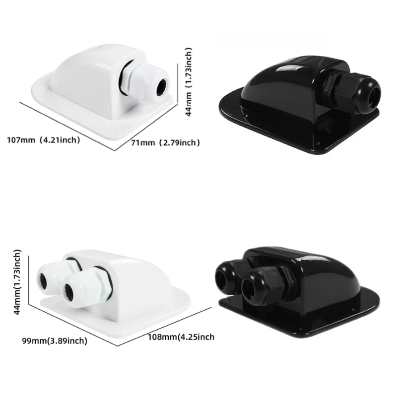 Solar Car Junction Box, Roof Wire Entry, Motorhome Junction Box, RV Caravan Accessories, Camper