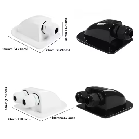Solar Car Junction Box, Roof Wire Entry, Motorhome Junction Box, RV Caravan Accessories, Camper