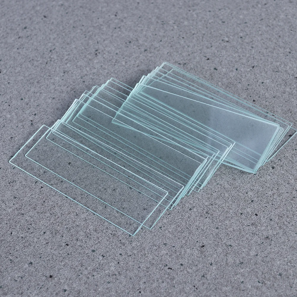 

300 Pcs Prepared Clear Microscope Accessories Slide Kit Cover Glass Square Slides