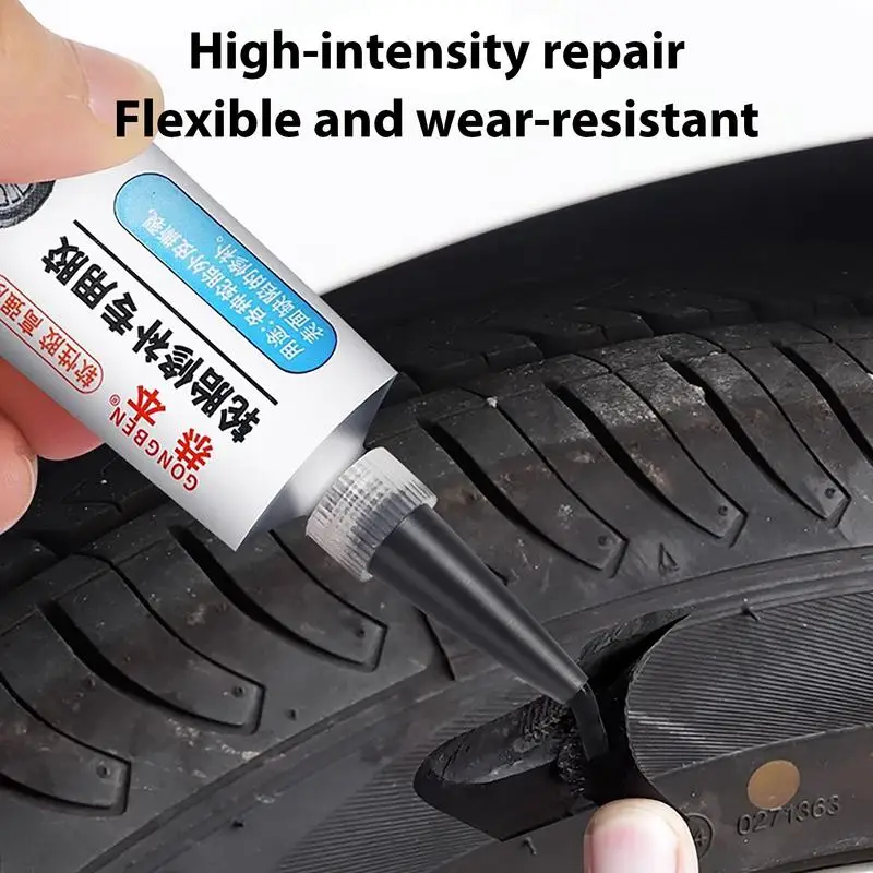 

Super-Glue Adhesive For Sidewall Puncture Waterproof And Strong Bonding 50ml Glue for Rubber Edge And Tube Car Tire Repair Glue