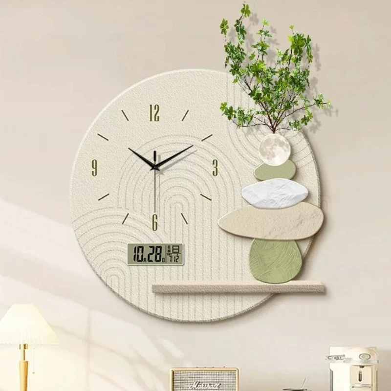 Nordic Simple Wall Clocks Modern Aesthetic Creative Design Clock Wall Living Room Minimalist Reloj Pared Ornaments Home Decor