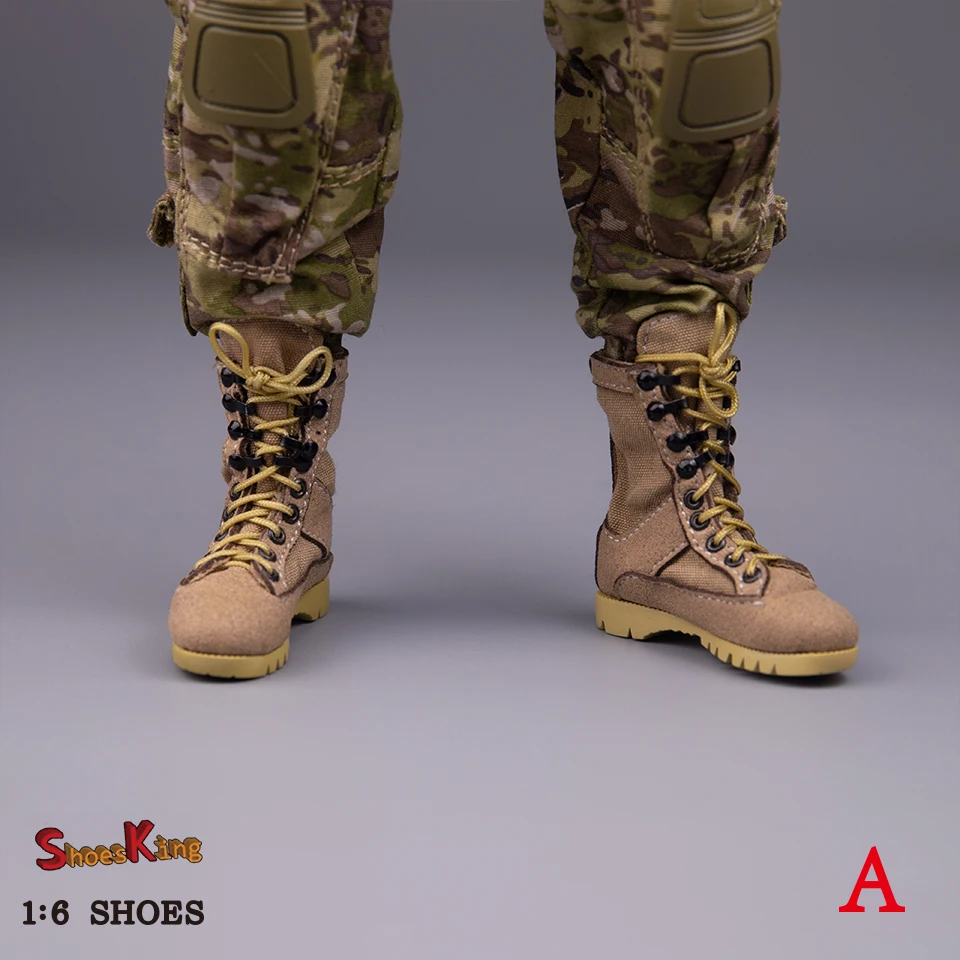 ในสต็อก SK011 1/6 Scale ชาย Combat Boots Army Hollow รองเท้าสําหรับ 12 นิ้ว Action Figure Body สําหรับคอลเลกชันแฟนๆ