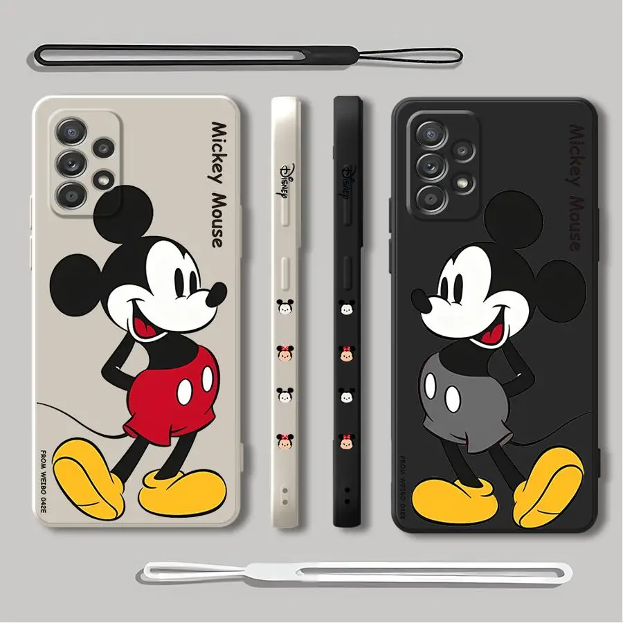 Disney Mickey Mouse Cute Phone Case for Samsung Galaxy A11 A22 A12 A13 A21s A15 A53 A33 A34 A42 A25 A32 A23 A24 A14 A52 A54 5G image 3
