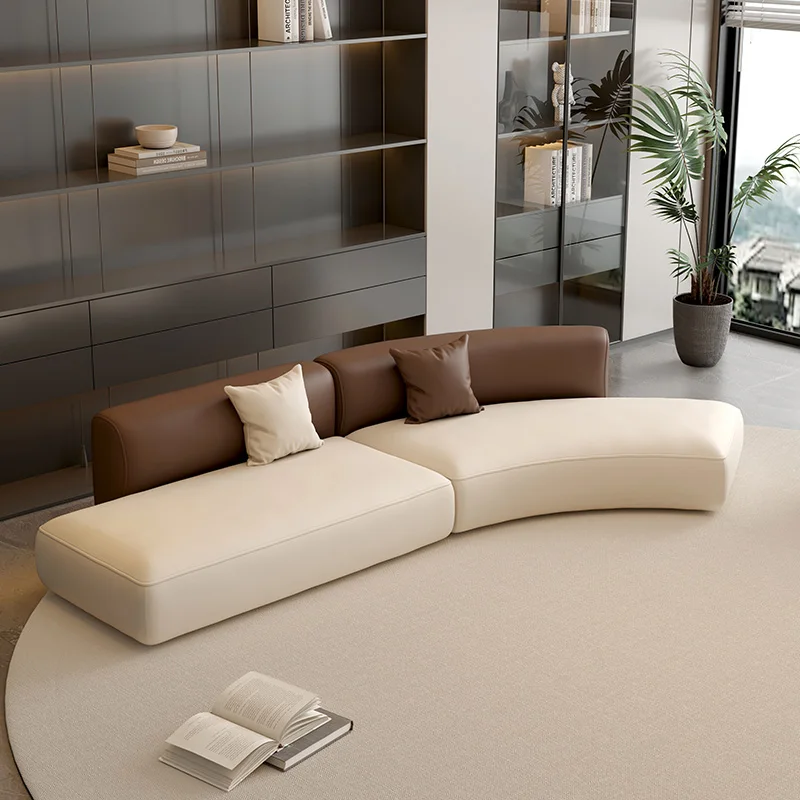 أريكة مكتب حديثة وبسيطة على الطراز الشمالي الكريمي لصالونات التجميل واستقبال منطقة الراحة والتفاوض أثاث المكاتب Dipavan FYOS #3