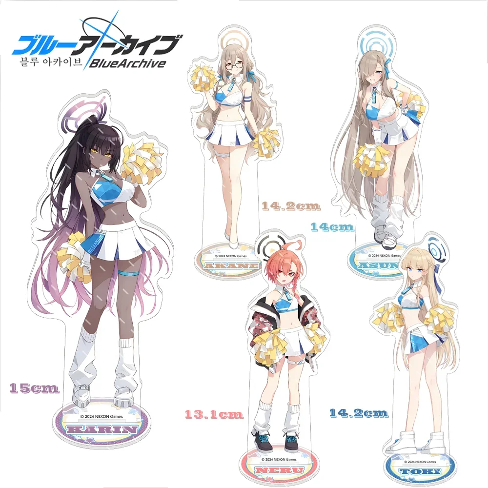 

Blue Archive Anime Stand Misono Mika Shirasu Azusa Yutori Natsu Acrylic Characters Standing Model Plate Desk Display Ornament