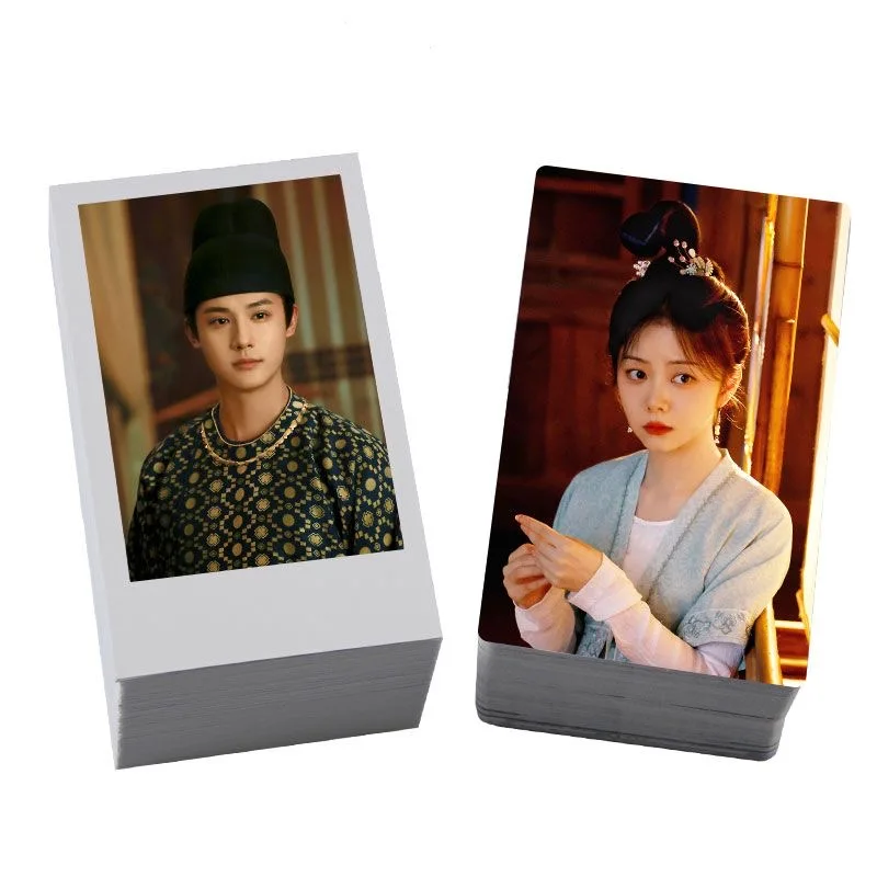 100PC Zheng Yecheng Tan Songyun HD Poster Lomo Cards Pai Li De TV In Brocade Odyssey Drama Stills Photos Meal Bus Card Stickers