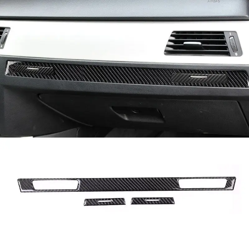 For BMW 3 Series E90 E92 E93 2005 - 2011 2012 Car Center Control Copilot Dashboard Panel Strip Water Cup Holder Cover Frame Trim