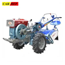 Multipurpose Walking Tractor Rotary Machine Tiller Power Generation Diesel Engine For Sale 15 Horse Riding Electric Motor