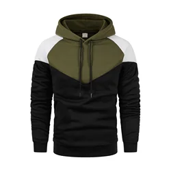 Fashionable Men's Double Comfort Hoodie Casual Hoodie Pullover Men's Top Solid Color Hoodie Sweatshirt Men