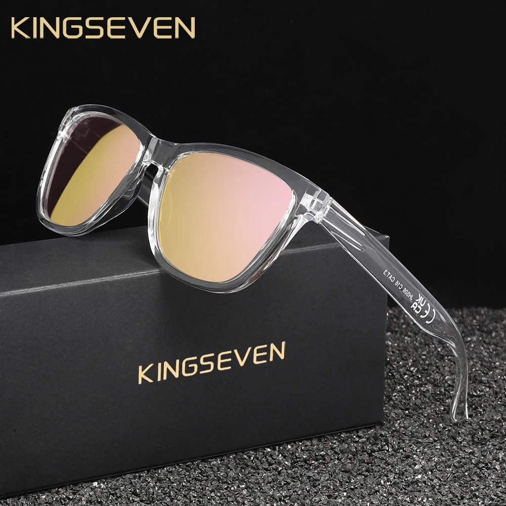 KINGSEVEN New Brand Sunglasses Men Driving UV400 Polarized HD Lens Eye Protect Women Fashion Accessory Outdoor Sports Eyewear