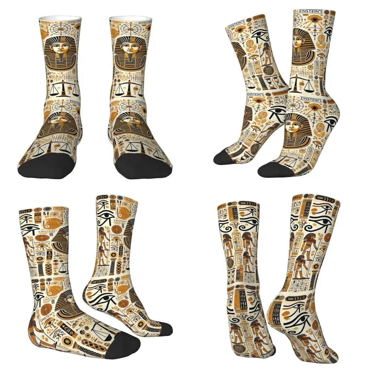

Древний Египет Бог Гора и Анубис Носки египетского фараона Чулки Харадзюку Всесезонные длинные носки Аксессуары для унисекс на день рождения