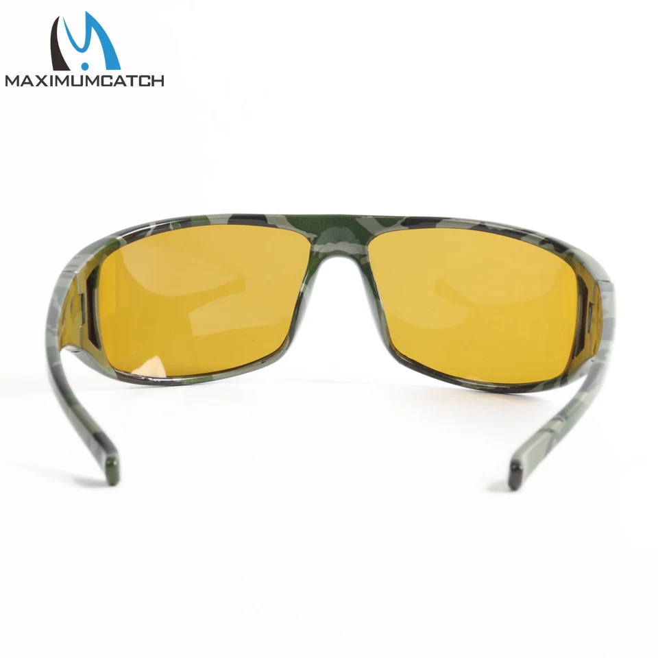 Imagem -05 - Maximumcatch-óculos de Pesca Polarizados Fly Fishing Sunglasses Cinza Amarelo Marrom para Escolher