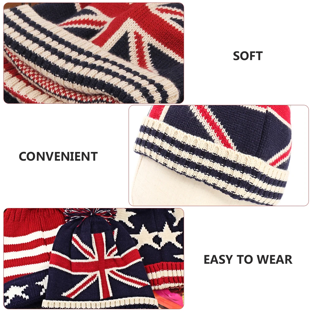 

Rice Wool Hat Skin-friendly Unisex Beanie Knit Cap Keep Warm Fine Texture Woolen Acrylic Hats