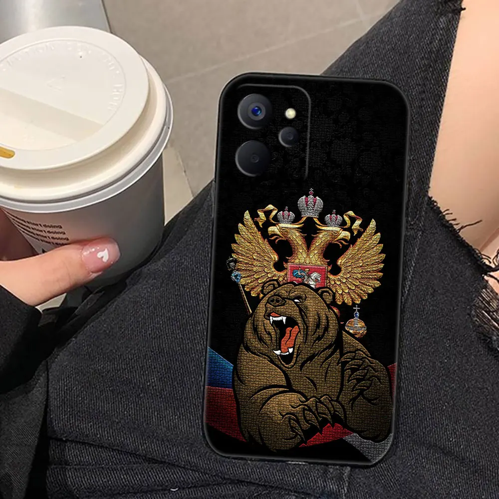 Russland Flaggen Emblem Benutzerdefinierte Foto Telefon Fall Für OPPO Realme 14 13 12 11 10 9I 8 8I 7 7I 6 5I 5S Pro Plus Silikon Fall Funda