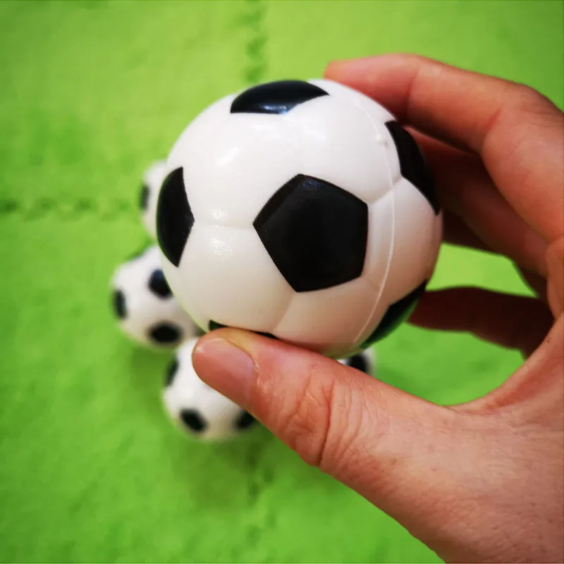 6pcs 6.3cm Funny Basketball Football Anti stress Relief Ball Soft Foam Rubber squeeze Balls Toys for Children Kids