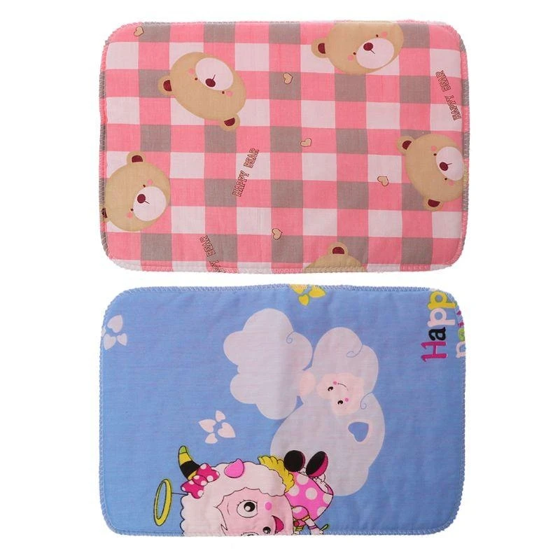 J15U الكرتون لطيف الوليد الطفل تنفس البول تغيير غطاء حصيرة حفاضات الحفاض الفراش تغيير غطاء وسادة وسادة 25x35 سنتيمتر #3