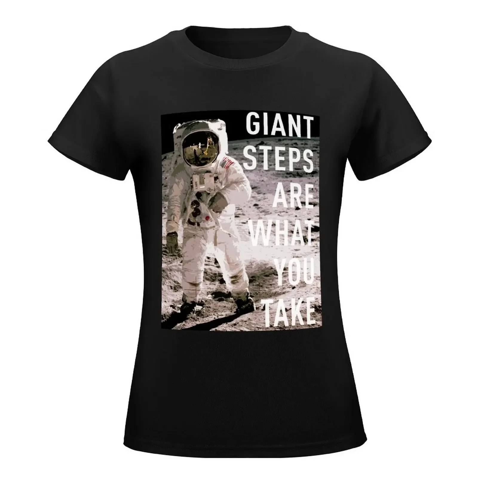 Walking on the Moon T-Shirt tees cute tops funny western t-shirt dress for Women