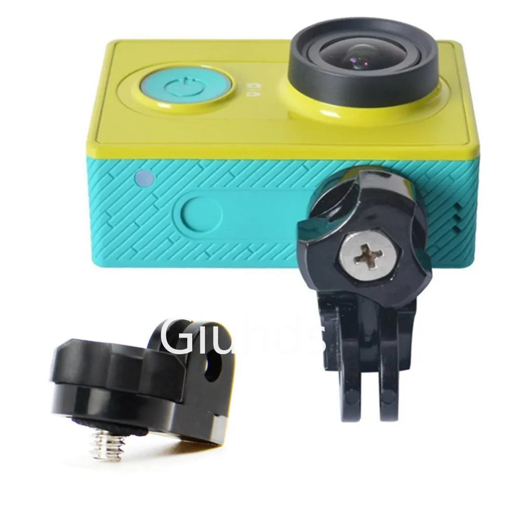 Universal Conversion Adapter 1/4 Inch Mini Tripod Screw Mount for GoPro Xiaomi Yi Eken Sjcam DJI Action Cameras  Accessories