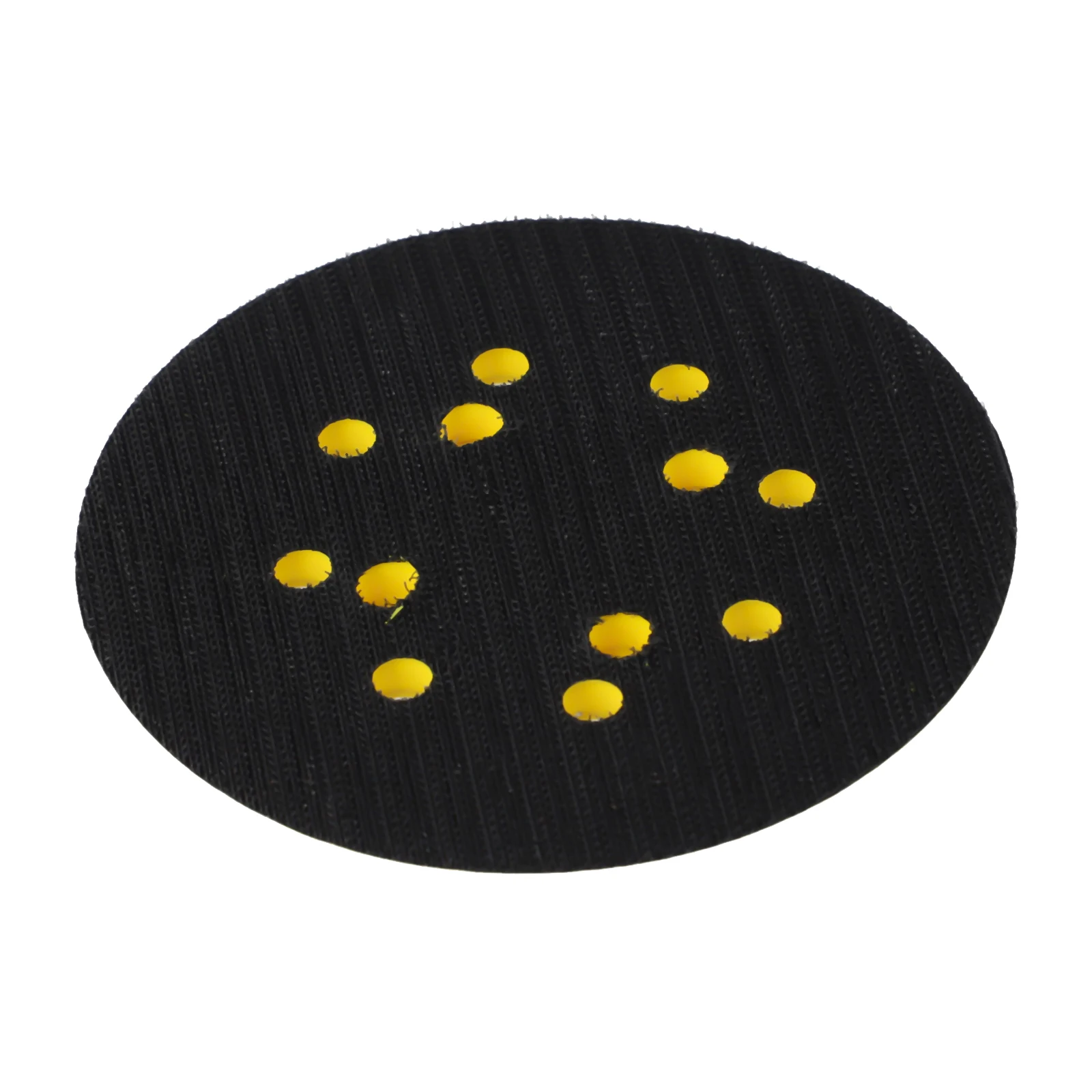 125mm Grinding Pad Yellow&black 5inch Accessories Discs Flocking For Air Grinders Orbital Polishing High quality