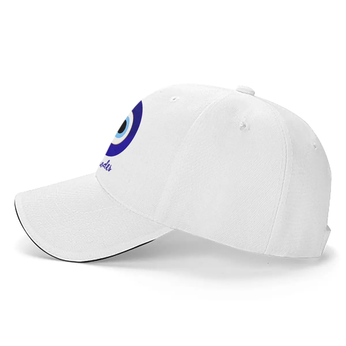 RHODES - GREECE, EVIL EYE, Mati Blue White. Baseball Cap Men Hats Women Visor Protection Snapback Evil Eyes Caps