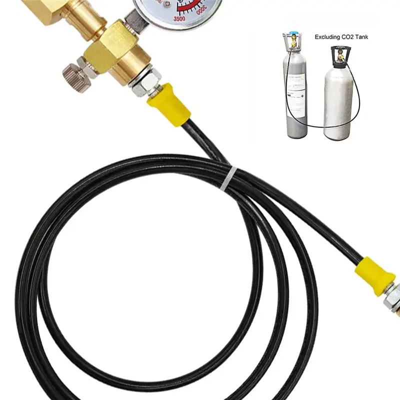 Easy Use High-Quality G3/4 Refilling And Charging Adapter For Nitrogen, Argon, And CO2, Fits 40L Bottles To Small Welding Tanks