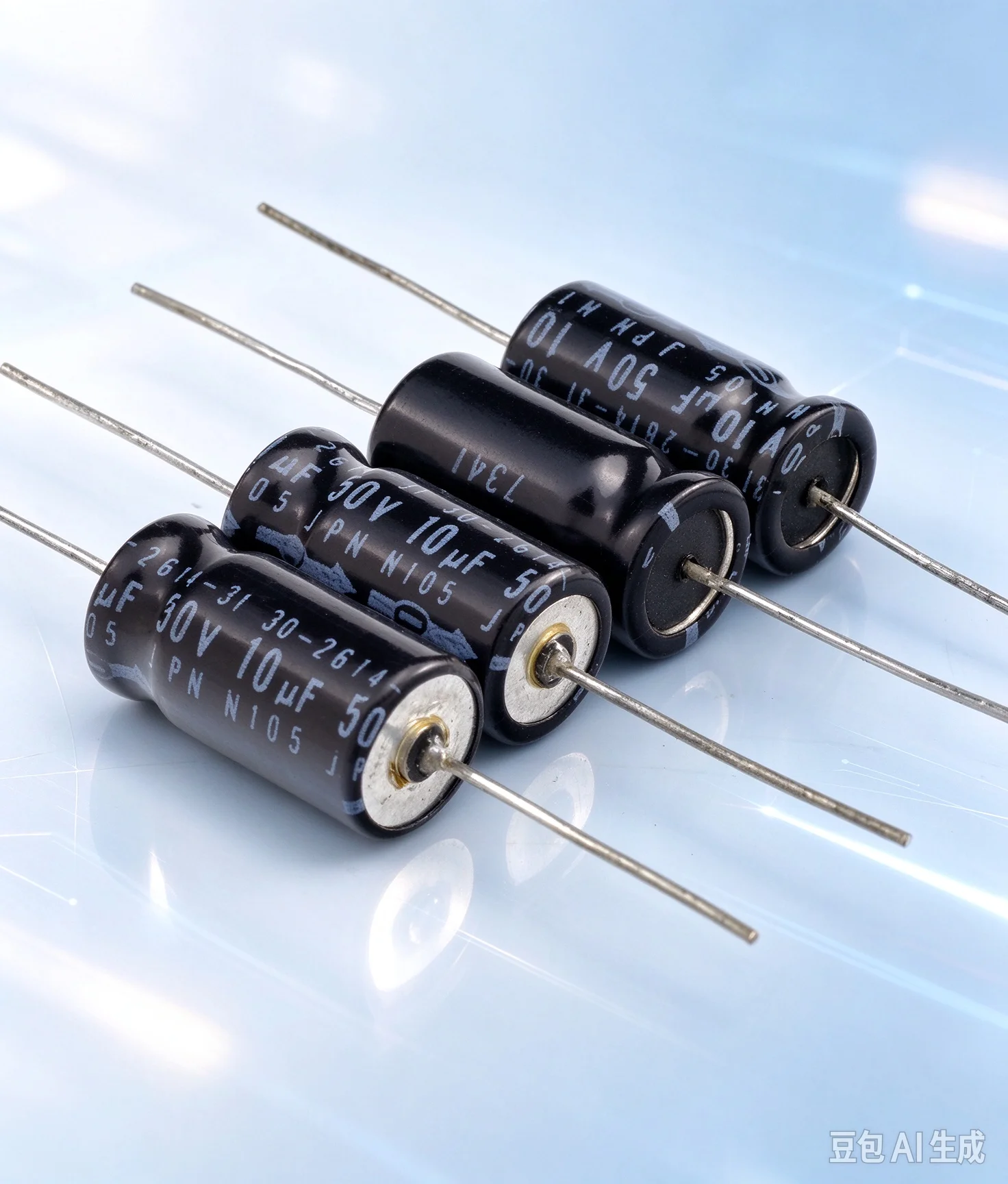 10pcs Vintage for Nippon Chemi-Con 50V 10uF Axial Audio Coupling Electrolytic Capacitor, European Custom Made in Japan