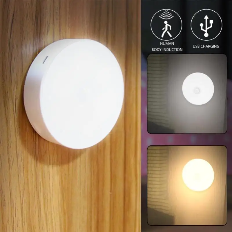 Motion Sensor Night Light - Wireless LED Detector Lamp for Bedroom, Staircase, Closet, and Room Decor