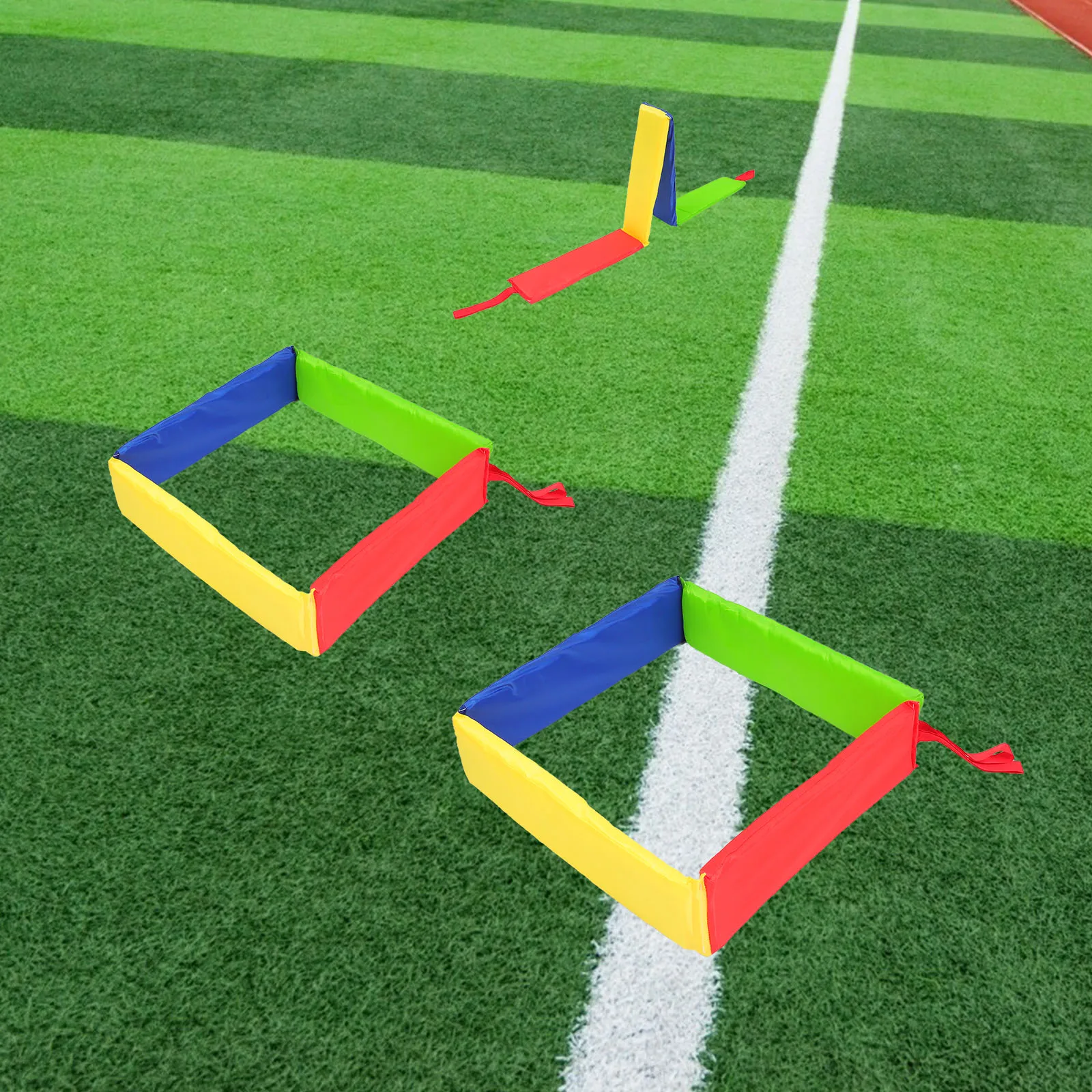 

Outdoor Jumping Plaid Game Props Baby Kids Toys Cloth Children's Fitness Exercise Equipment